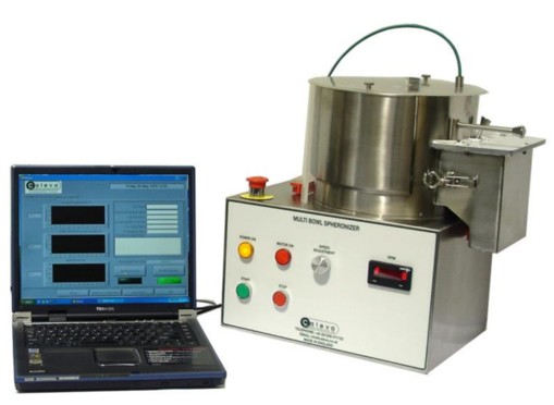 Multi Bowl Spheronizer with data acquisition package
