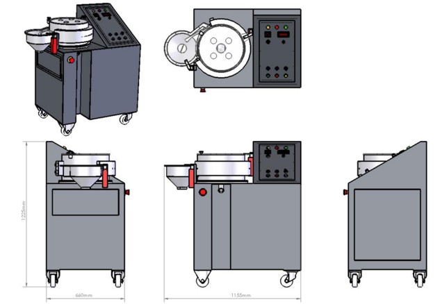 Spheronizer 380 general arrangement