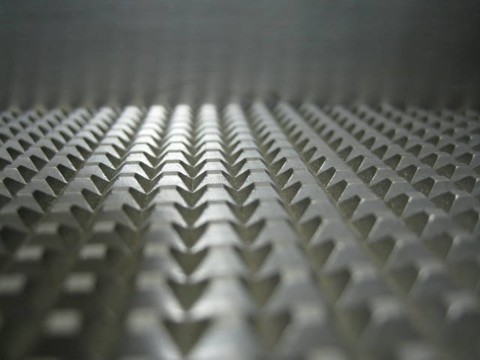 View of standard Spheronizer disc showing disc pattern