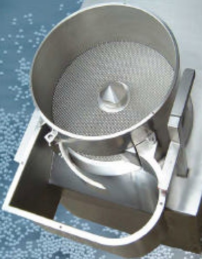 Top view of Caleva Model 500 Spheronizer