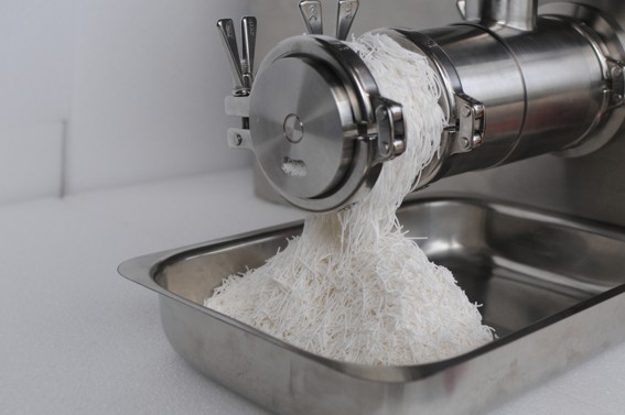 Caleva Variable Density Extruder in radial configuration